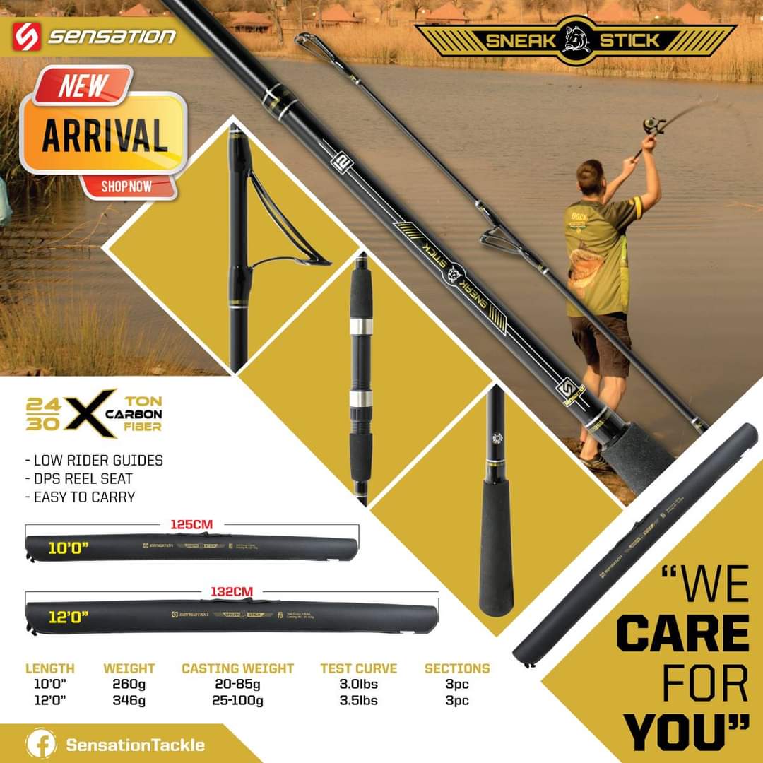 SENSATION SNEAK STICK 3PC ROD ALBERTON FISHING