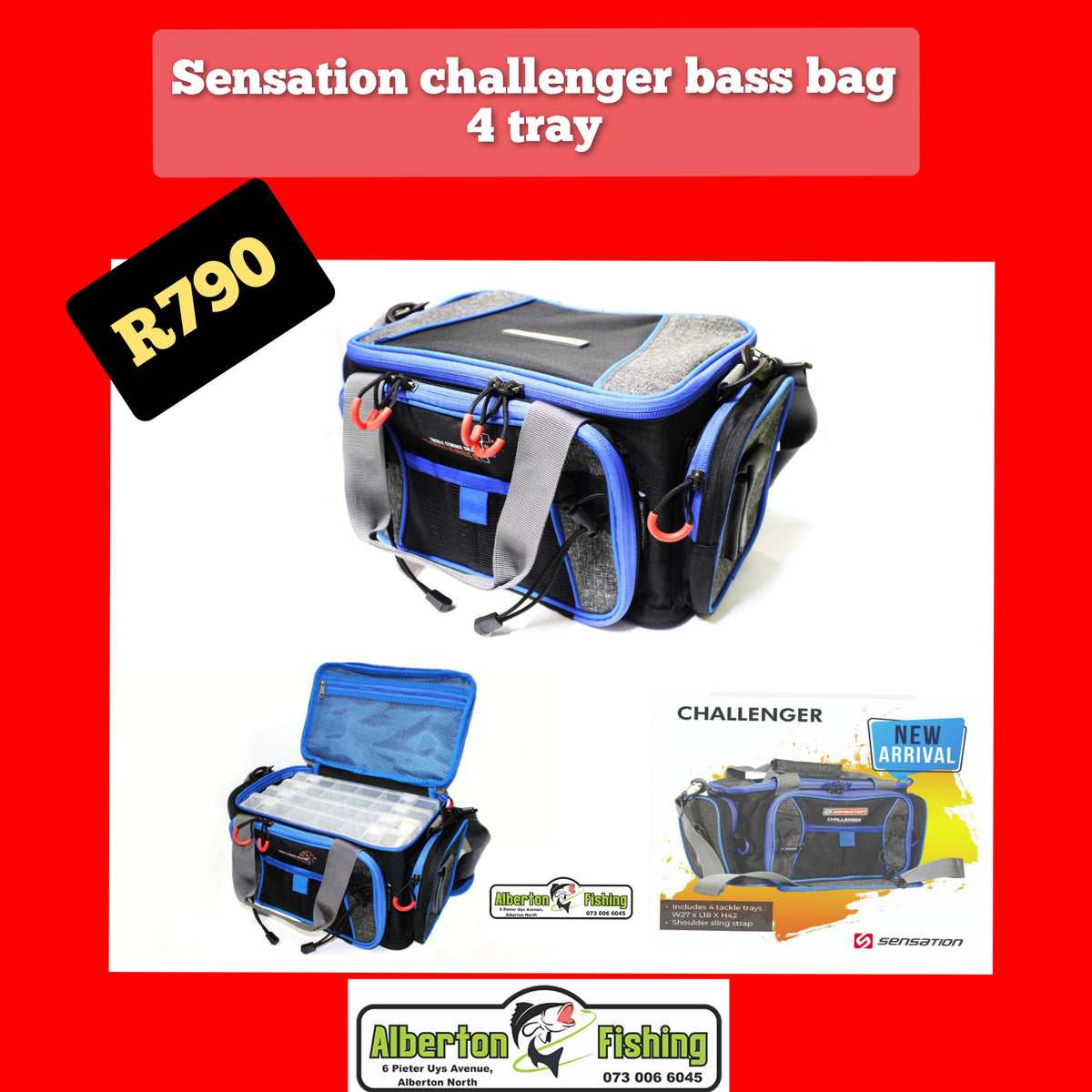 challenger tackle bag SENSATION CHALLENGER BASS BAG – ALBERTON FISHING