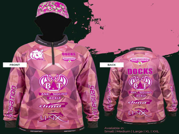 DOCKS LADIES PINK LONG SLEEVE SHIRT